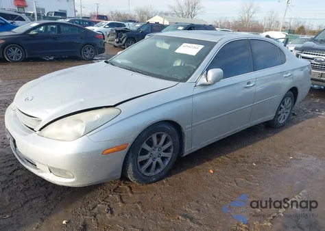 2002 Lexus Es 300 from USA, damaged, VIN JTHBF30G325026330